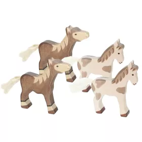 Pony-Set aus Holz