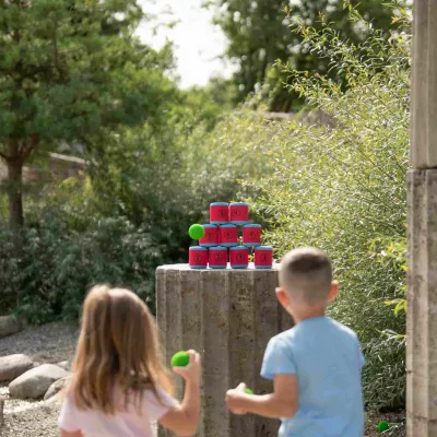 Stapelwürfel, Kegeln, Outdoor Spiel, Holzpfosten, Kinder Spielzeug