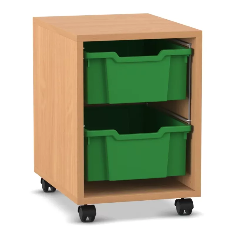 Rollwagen, Holz, Würfelboxen, keine Marken, Rollenwagen