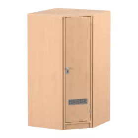 Flexeo® Garderoben-Eckschrank Armadio mit 1 Tür