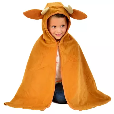 Kindercape, Kapuzenumhang, Ponyfell, Kapuze, Umhang