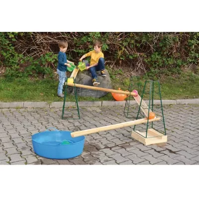 Spielzeug, Wackelbahn, Holzspielzeug, Seilbahn, Kinderoutdoor