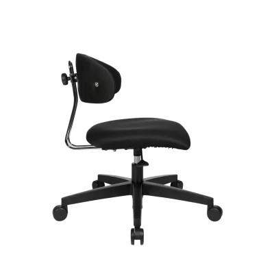 Bürostuhl, Schreibtischstuhl, Schwarz, Schaumkissen, Verstellbar