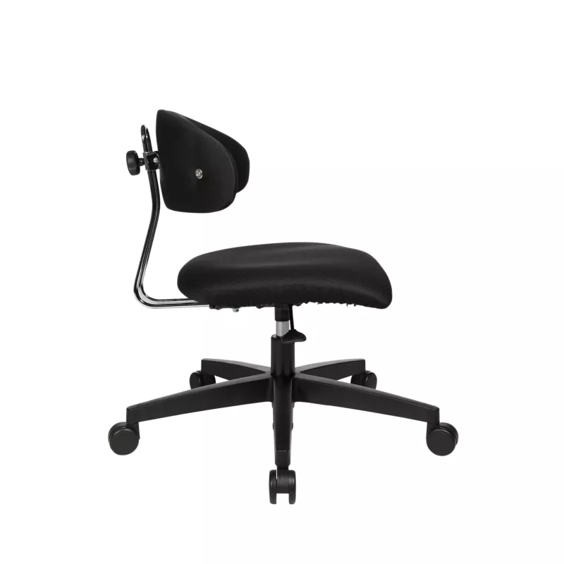 Bürostuhl, Schreibtischstuhl, Schwarz, Schaumkissen, Verstellbar