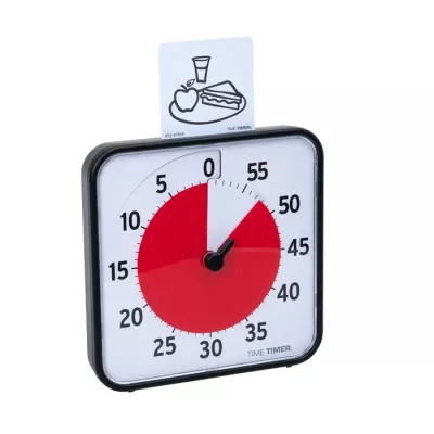 kitchen timer, analog timer, red dial, round timer, mini timer
