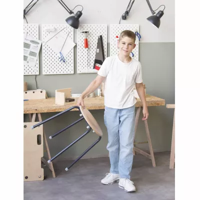 Schüler, Werkstatt, Sitzen, Stuhl, Holzarbeitsraum
