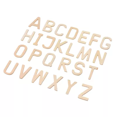 Alphabet, Buchstaben, A-Z,  Holzbuchstaben, Aufhängebuchstaben