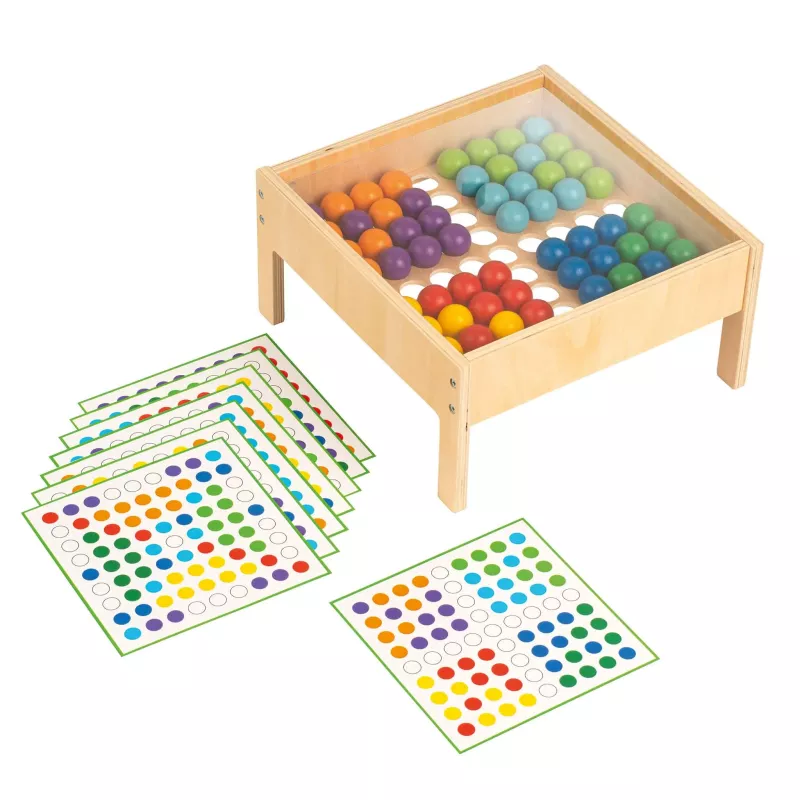 Holzspielzeug, Bildschirm, Snapsel-Spiel, Bälle, Lernspiel