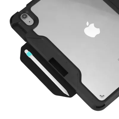 iPad-Hülle, Stifthalter, Stiftfach, Schutzhülle, metallische Rückseite