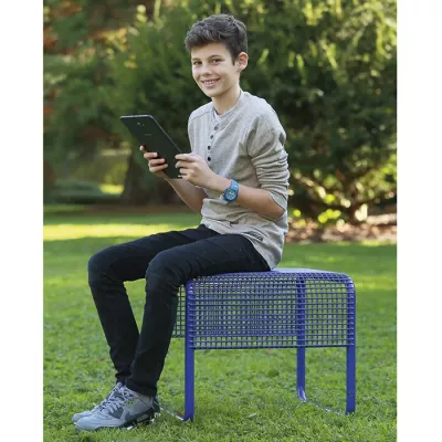 kindersitzbank, celltablet, outdoor, grün, hocker