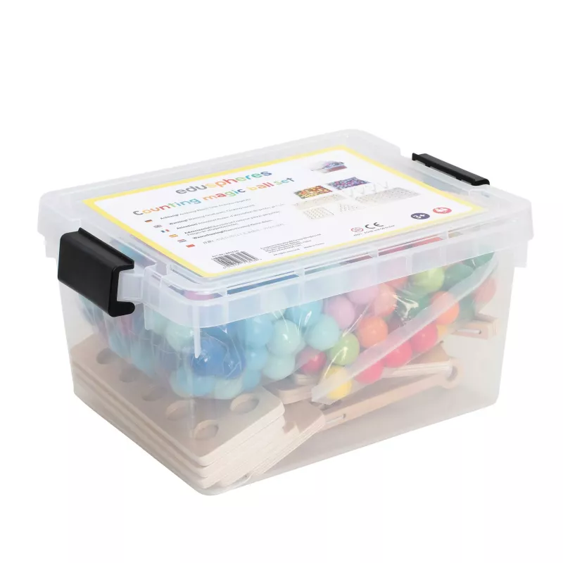 Holzpuzzle, Würfelperlen, Kugelbahn, Lego-ähnliches Spielzeug, Aufbewahrungsbox