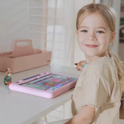 Kinderspielzeug, Tablet, Pinken, Spielset, Stift