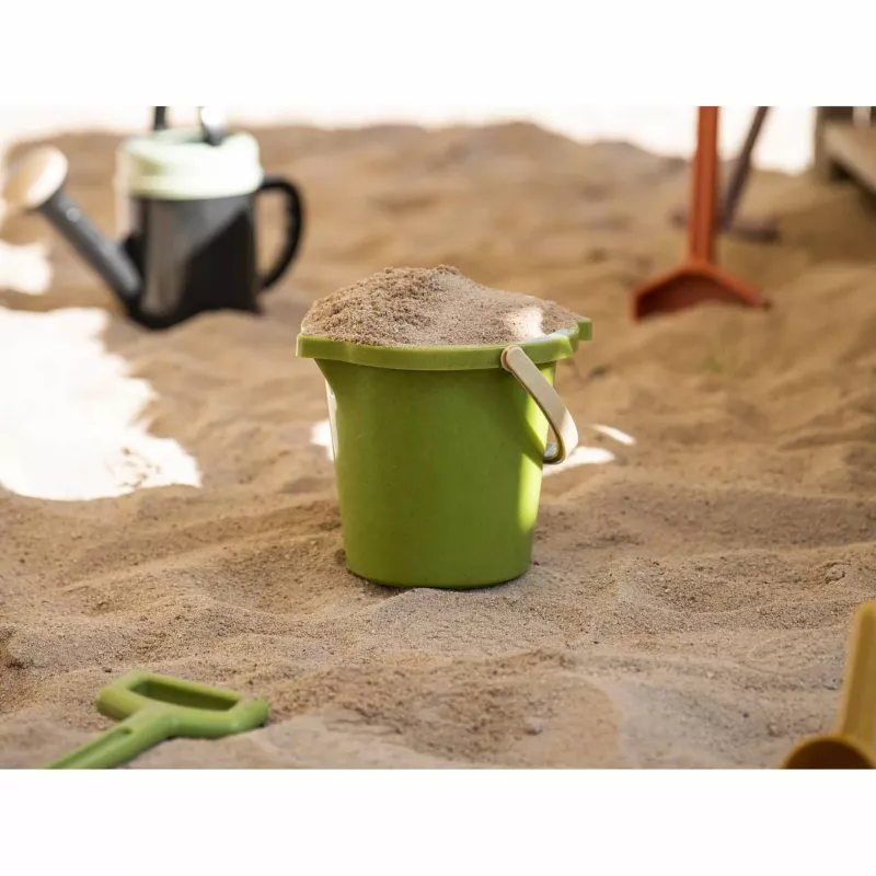 Strandspielzeug, Sandkuchen, Sandkasten, Eimer, Schaufel