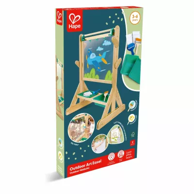 Holzrahmen, Kreideboard, Mal-Set, Outdoor-Spiel, Kinderwerkbank
