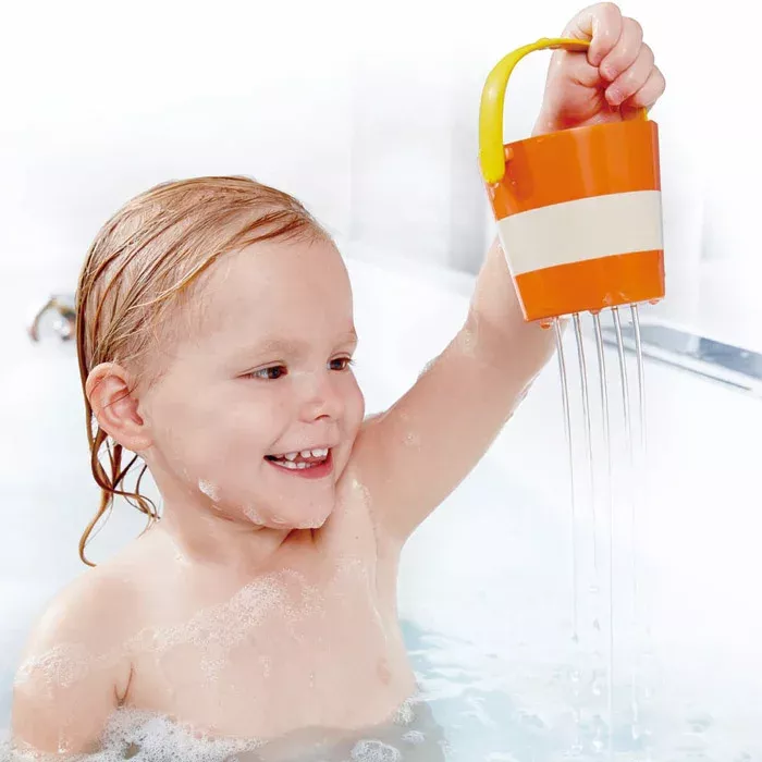 Kinderbadewanne, Sammelbecken, Eimer, Spielzeug, Kinderbad