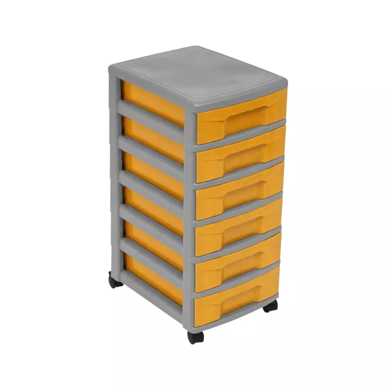 Wartungsschrank, Schubladenschrank, Kunststoffschubladen, Rollbarer Schrank, Aufbewahrungsschrank