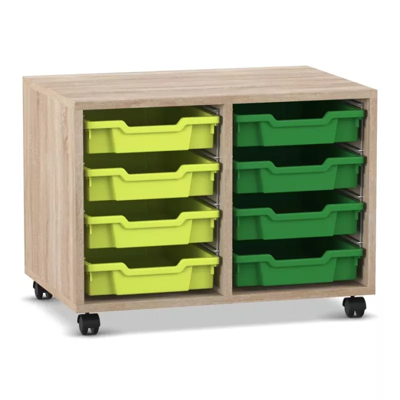 Rollauflage, Schubladeneinheit, Holzkabinet, Kunststoffkisten, rollbarer Wagen