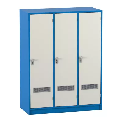Schrank, Schließfach, Flurschrank, Metallschrank, Lüftungsgitter