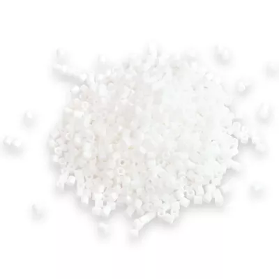 Perlons, Beads, White, Seed beads, Craft