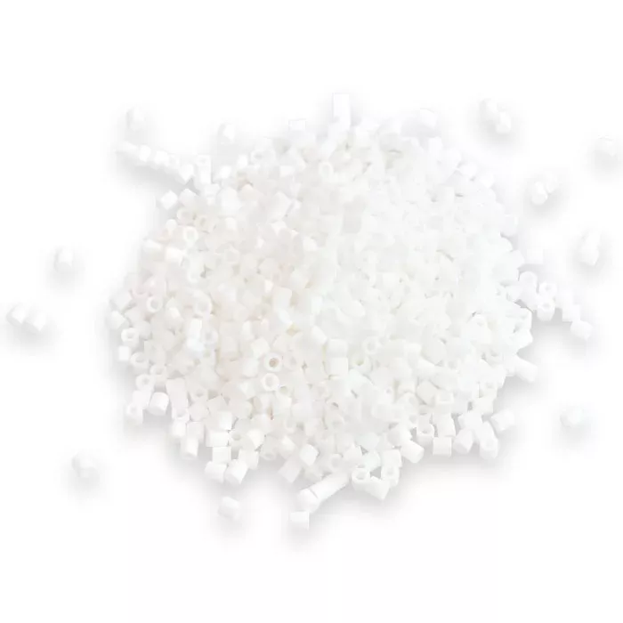Perlons, Beads, White, Seed beads, Craft