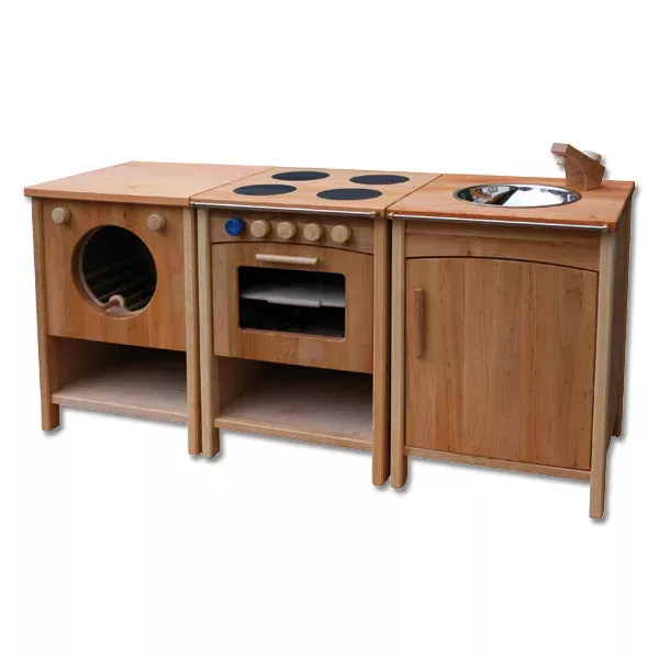 Kinderküche, Holz, Küche, Spielzeug, Herd