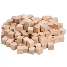 150 Holzwürfel ohne Aufbewahrungsbox