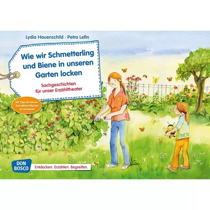 Garten, Biene, Blumen, Kinderbuch, Illustration