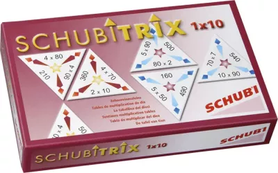 Schubtrix, Puzzleteil, Hölzerne Spielmatte, Triangelpuzzle, Magnetpuzzle