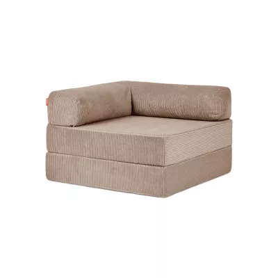 Sessel, Garnitur, Samt, Beige, Kissenrolle