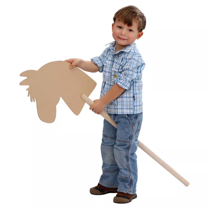 Kinder, Staffel, Holzreiter, Gestecktes Spielzeug, Hobbyfigur