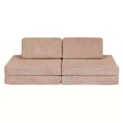 Sofa, Couch, Beige, Kordstoff, Modular