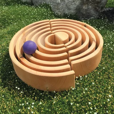 holzspiel, kugelbahn, rundeset, labyrinth, kinderspielzeug