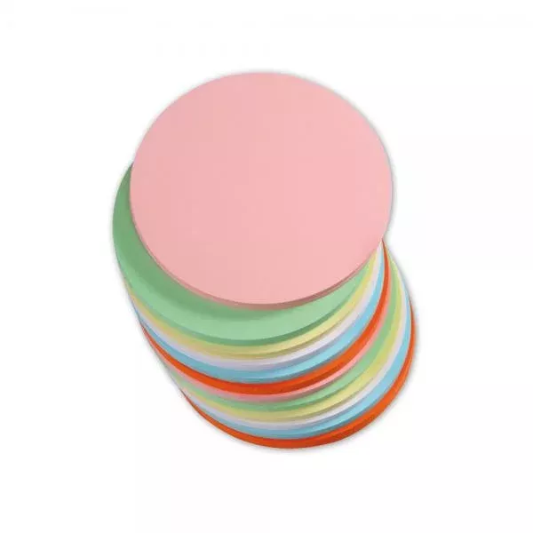 Post-it Notes, Haftnotizen, Pastellfarben, Stapelringe, Runde Pads