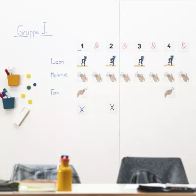 whiteboard, workflow, post-it, classroom, hand icons