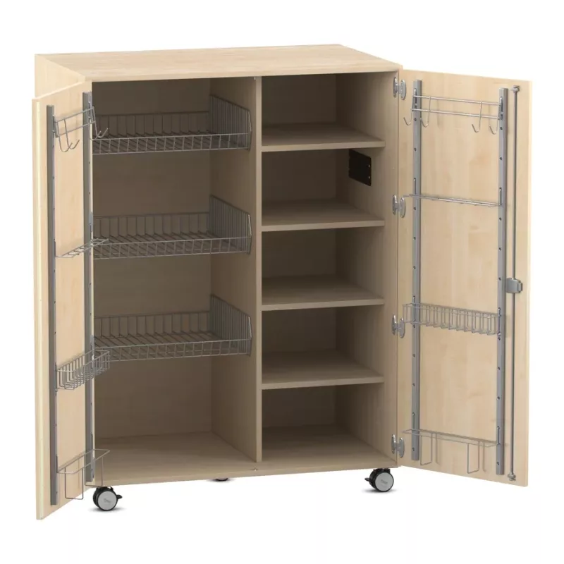 Küche Schrank, Küchenschrank, Schubladenböden, Metallgitter, Rollschrank