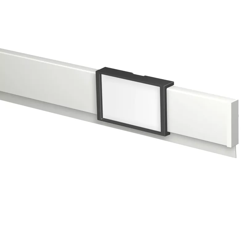 Rahmen, Griff, Wandmontage, Rechteckig, Weißes Panel