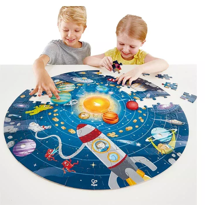 Weltraum Puzzle, Puzzleteppich, Raumfahrt, Sternenhimmel, Rakete