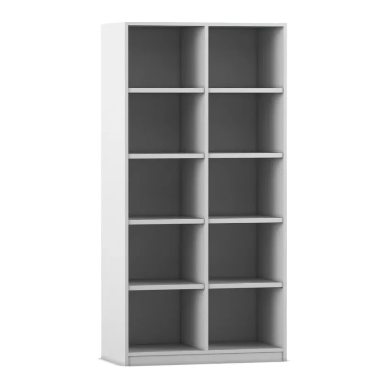 Regal, Bücherregal, Schrank, Holzregal, weiß