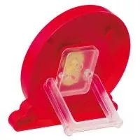 Klebepunkt, Roter Uhrhalter, Klebepapierhalter, Klebebandspender, Schnellkleberhalter