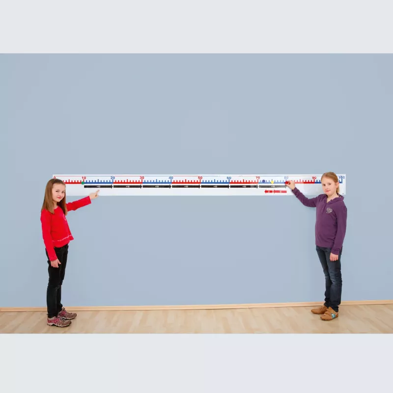 Kindermaßband, Messlatte, Wandinstallation, Zahlenskalierung, Kleidungsmotiv