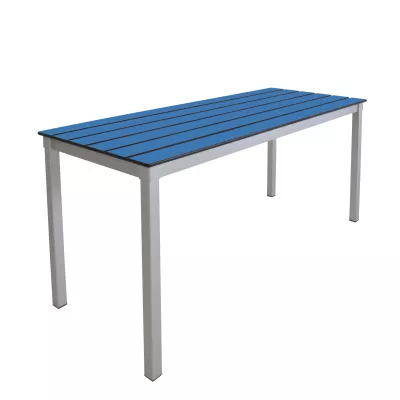 tisch, gartenetisch, blau, holz-optik, klappbar?