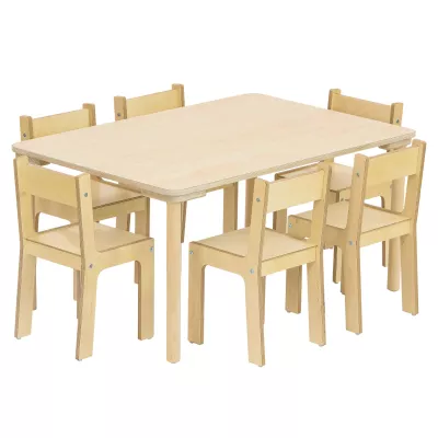 Esstisch, Holz, Kindertisch, Küche, Stuhlset