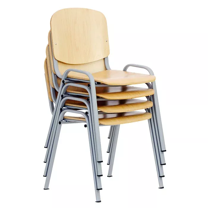 Stuhl, Klappstuhl, Holzstuhl, Metallgestell, Stackable