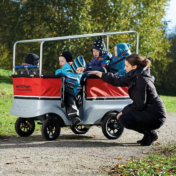 Kinderwagen, Dreirad, Kindertransport, ElternBegleiter, Outdoor, Garten