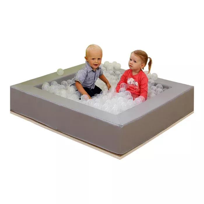Ball pit, Sitzsack, Kinder balls, Grau, Plastikbälle