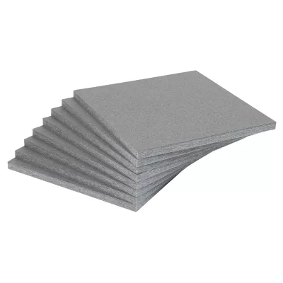 Schwämmstein, Faserplatten, Dämmmaterial, Stückware, Grau