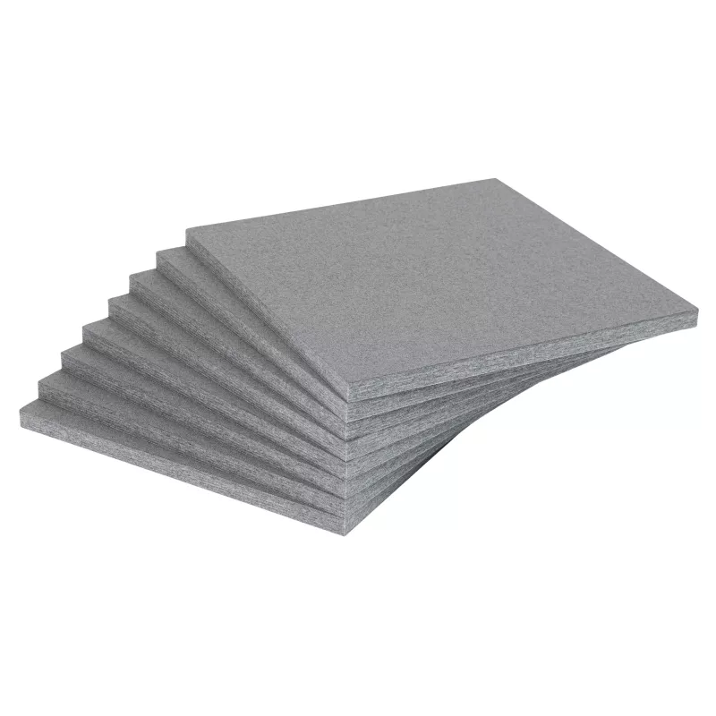 Schwämmstein, Faserplatten, Dämmmaterial, Stückware, Grau