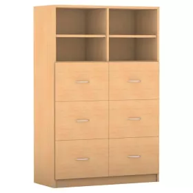 Mittelhohe Schrankkombination mit Mittelwand