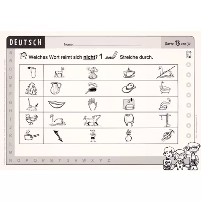 German, Deutsch, Lernmaterial, Wörter lernen, Bildkarten