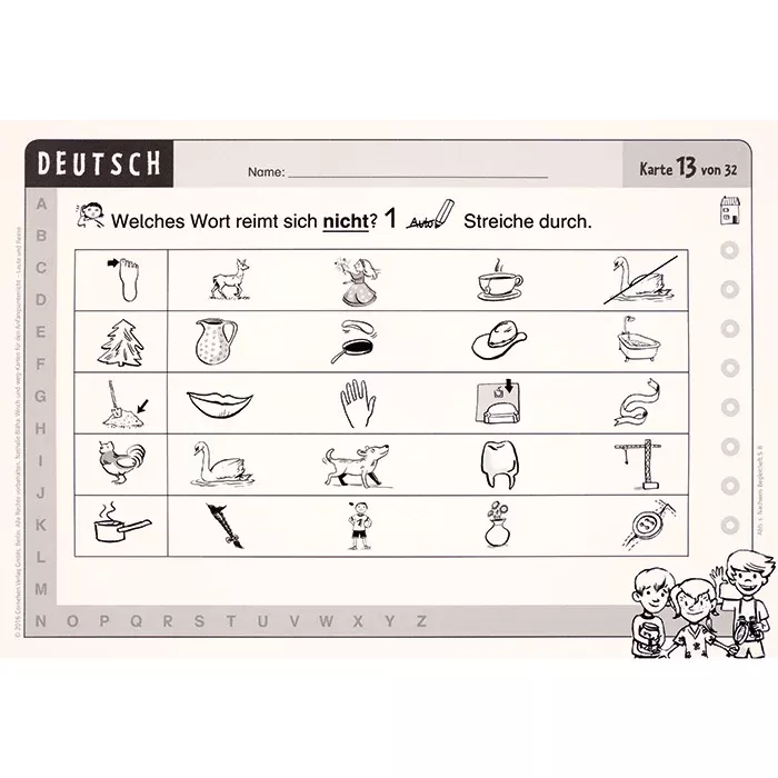 German, Deutsch, Lernmaterial, Wörter lernen, Bildkarten